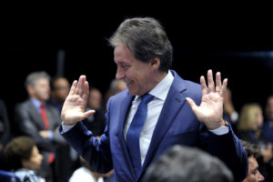 Presidente do Senado assegura que "anistia ao caixa 2 "não está na pauta" da Casa 1 JA Eunicio Oliveira eleito Presidente Senado Foto Jane Araujo01022017002