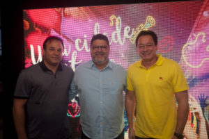 Em coletiva para a imprensa Fortal 2017 confirma atrações e anuncia novidades 6 Enio Cabral Colombo Cialdini e Pedro Neto 2