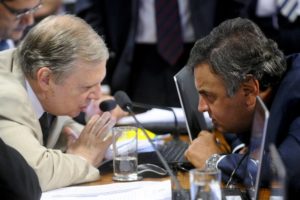 Lava-Jato / Tasso e maioria do Senado votam contra o afastamento de Aécio Neves 2 brasil aecio jereissati 20161108 002