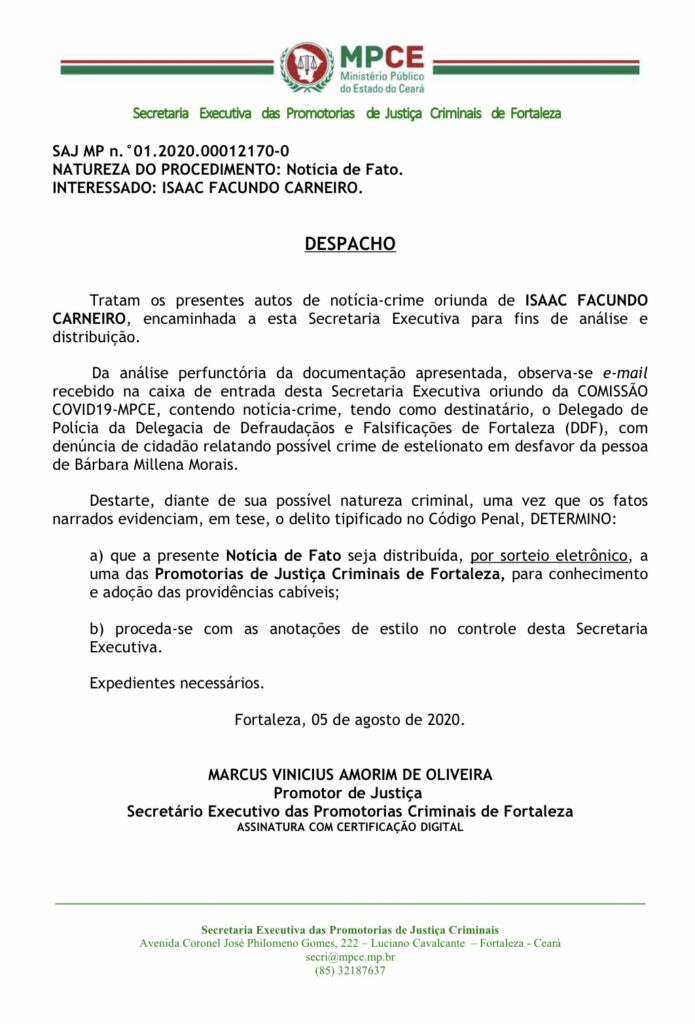 Empresa de contratos milionários é denunciada ao MP-CE por supostas irregularidades 2 2D652DCF EDA5 4C5D 8F87 D4030D863864