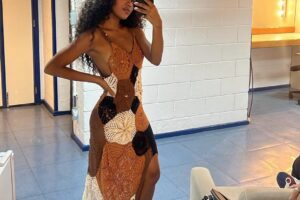 Destaque na novela Renascer, atriz Duda Santos exalta marca autoral cearense usando vestido feito à mão da TR Brand no Domingão 2 WhatsApp Image 2024 02 26 at 11.56.10