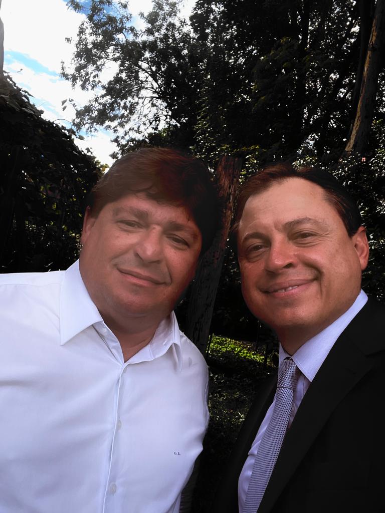 Ex- deputado George Lima troca figurinhas com jornalista do Globo News 1 WhatsApp Image 2024 04 05 at 13.54.19