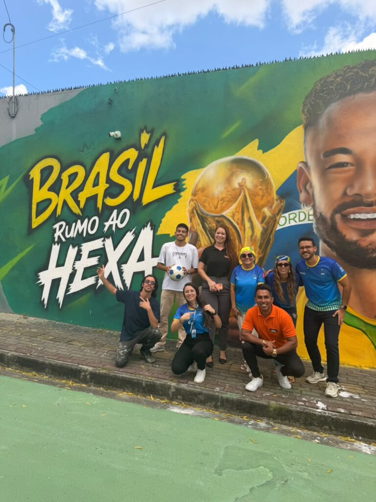 Acal Home Center leva pintura coletiva inspirada na Copa do Mundo para comunidade de Caucaia 1 oo