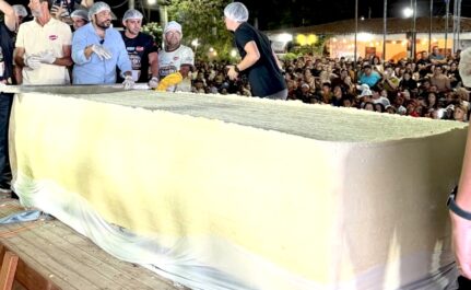 Jaguaribe desbanca Quixeramobim e registra novo recorde produzindo maior queijo do mundo 1 IMG 3724