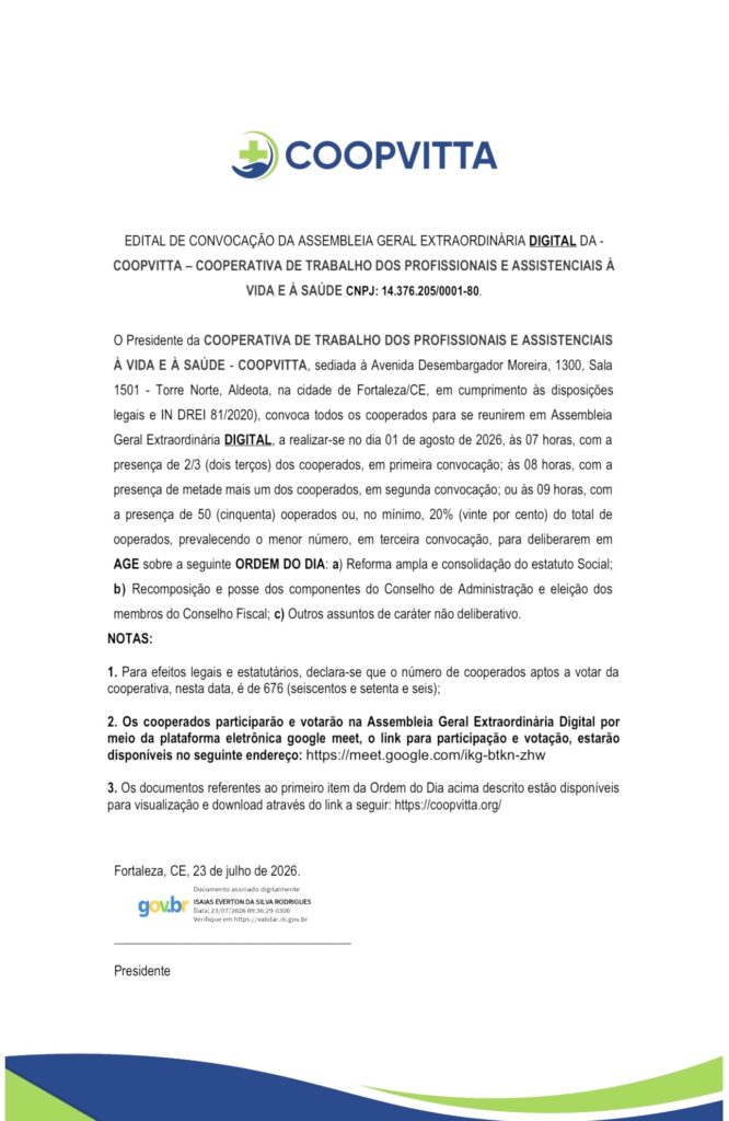 EDITAL DE CONVOCAÇÃO DA ASSEMBLEIA GERAL EXTRAORDINÁRIA DIGITAL 2 IMG 4427
