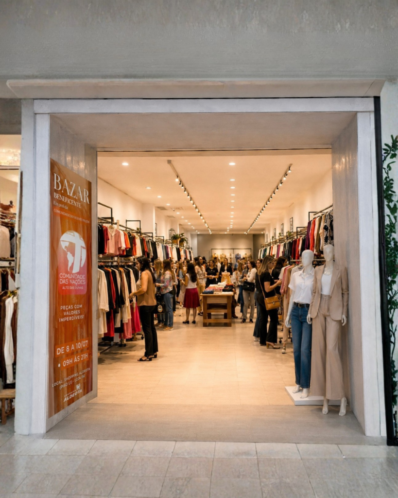 Shopping Aldeota recebe Bazar Beneficente em apoio à comunidade do Vicente Pinzón 1 sae